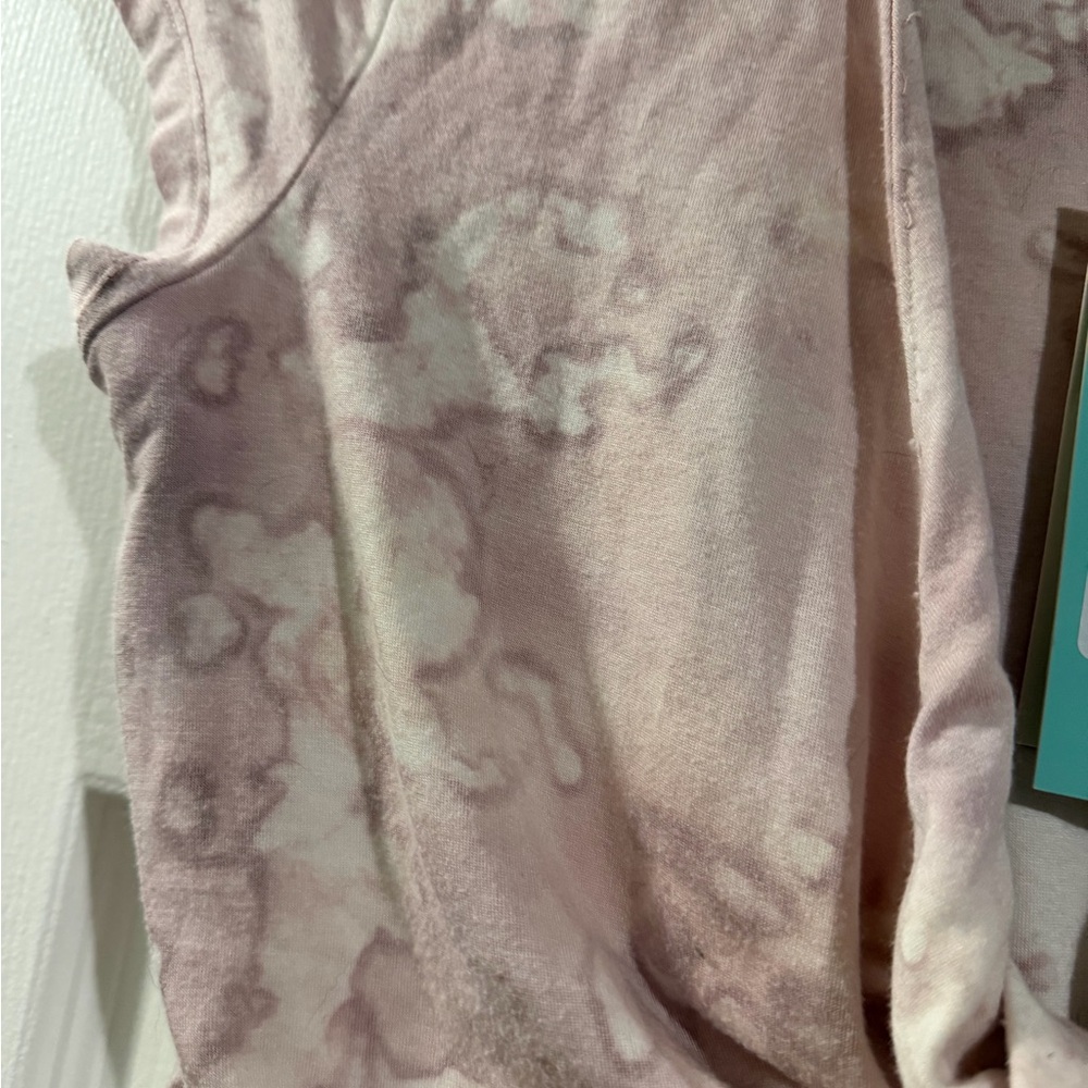 SHORE Pink Tie-Front Women's Top L NWT - Picture 2 of 3
